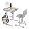 Two Colors 70CM Lifting Table Can Tilt Children Learning Table And Chair Study Table Set (With Reading Stand Without Table Lamp)