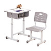 Two Colors Adjustable Students Children Desk and Chairs Set Children Study Table Set Kids Study Desk Kids Study Homework Desk