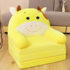 Folding Creative Cartoon Children Sofa Cute Girl Princess Baby Toddler Dual-purpose Child Armchair Lazy Small Sofa Bed Seats