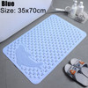 New 38cm*69cm Cute Cartoon Anti-Slip PVC Bath Mats With Sucker Bathroom Carpet Shower Pad Soft Massage Pad Multi-Color