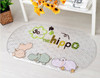 New 38cm*69cm Cute Cartoon Anti-Slip PVC Bath Mats With Sucker Bathroom Carpet Shower Pad Soft Massage Pad Multi-Color