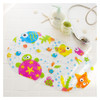 New 38cm*69cm Cute Cartoon Anti-Slip PVC Bath Mats With Sucker Bathroom Carpet Shower Pad Soft Massage Pad Multi-Color