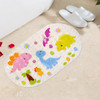 New 38cm*69cm Cute Cartoon Anti-Slip PVC Bath Mats With Sucker Bathroom Carpet Shower Pad Soft Massage Pad Multi-Color