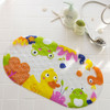 New 38cm*69cm Cute Cartoon Anti-Slip PVC Bath Mats With Sucker Bathroom Carpet Shower Pad Soft Massage Pad Multi-Color