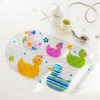 New 38cm*69cm Cute Cartoon Anti-Slip PVC Bath Mats With Sucker Bathroom Carpet Shower Pad Soft Massage Pad Multi-Color