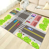 Carpet for Living Room Kids Play Clmbing Floor Mat Modern Road Traffic Route Map Area Rug Bedroom Bedside Sofa Table Doormat