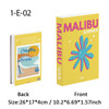 Coloring Travel Series Dubai Mykonos Palm Fake Books For Decoration Decorative Books Storage Box Coffee Table Gift Home Decor