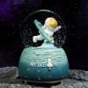 Carousel Crystal Ball Drifting Snow Music Box Glowing Children's Room Cartoon Decoration Crafts