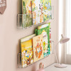 Acrylic Picture Book Display Stand Bookshelf Children's Wall Behind the Door Reading Magazine Storage Wall Hanging Bookshelf