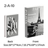 Luxury Perfume Paris New York London Fake Book Coffee Table Decoration Fashion Girl Brand Faux Decorative Book Storage Box Decor