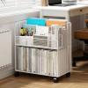 The Desk Book Storage Shelf Floor Simple Children's Bookcase With Wheels Under Cabinet Small Next To