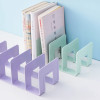 4 Grids DIY Wooden Book Storage Organizer Stand File CD Storage Shelf Nordic Desktop Book Case Mini Office File Stands Supplies