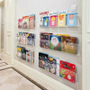 Transparent Acrylic Book Display Picture Stand Children Bookshelf Wall Behind Door Magazine Reading Storage Wall Hanging