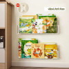 Transparent Acrylic Book Display Picture Stand Children Bookshelf Wall Behind Door Magazine Reading Storage Wall Hanging