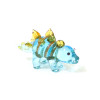 Cute Jurassic Dinosaur Tiny Glass Statue Ornaments Fairy Garden Children's Room Decor Stegosaurus Mini Figurines Gifts for Kids