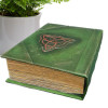 Book Of Shadows Green Cover Bound Journal Blank And Lined Journal 350 Pages Spells Records Spellbook Retro Gifts