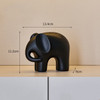 Nordic Style Elephant Resin Statue Ornaments, Home Decor Crafts, Office Desk Figurines Decoration, Bookcase Sculpture Gift