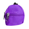 1PC 8*7cm Doll Cute Backpacks Miniature Zipper School Bags Rucksack Travel Case Keychain Haversack Child Gift Decor Accessory