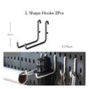 DIY Pegboard Accessories Hanging Shelf Storage Hooks Wall Organizer No Punching Crafts Organization For Garage Kitchen Room