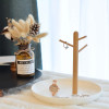 2023 New Nordic Bamboo Tree Branch Storage Tray Living Room Desktop Key Hanger Jewelry Display Frame
