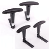 Office Chair Armrests Adjustable Computer Office Swivel Chair Armrest Footrest Set Plastic Armrests Pad Office Chair Accessories