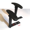 Office Chair Armrests Adjustable Computer Office Swivel Chair Armrest Footrest Set Plastic Armrests Pad Office Chair Accessories