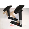 Office Chair Armrests Adjustable Computer Office Swivel Chair Armrest Footrest Set Plastic Armrests Pad Office Chair Accessories