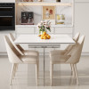 Chairs Living Room Extendable Table Small Top Round Dinning Coffe Tables Sets Luxury Restaurant Kitchen Tabelle Islands Craft
