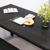 Dining Table Set 4 Kitchen Table Sets with 2 Stools, 3 Piece Farmhouse Table Set Industrial Breakfast Corner Tables