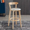 Wooden Wood Bar Stool Home Modern Dining Room Office Stool Nordic Design Luxury Chaises Salle Manger Interior Decoration