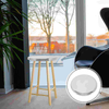 Chair Srainless Steel Seat Bar Round Seat Replacement Bar Stool Seating Part
