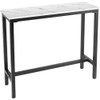 Bar table,kitchen dining table,coffee table,high-definition computer table,15.7inches deep x 47.2 inches wide x 39.4 inches high