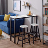 Bar table,kitchen dining table,coffee table,high-definition computer table,15.7inches deep x 47.2 inches wide x 39.4 inches high