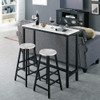 Bar table,kitchen dining table,coffee table,high-definition computer table,15.7inches deep x 47.2 inches wide x 39.4 inches high