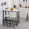 Bar table,kitchen dining table,coffee table,high-definition computer table,15.7inches deep x 47.2 inches wide x 39.4 inches high
