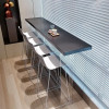 EE1005 Customized Exclusive Bar Suspension Table Bar Balcony Chair Table Leisure High Table and Chair Combination