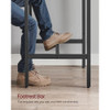 Bar Table, Small Kitchen Dining Table, High Top Pub Table, Height Cocktail Table for Living Room Party, Sturdy Metal Frame