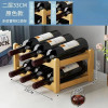 Red WineRack Decoration Household Grid Wine Display Rack Table Creative WineBottle rack Simple wine Cabinet Assemble StorageRack