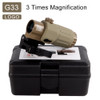 Hunting Sight G33 G43 Airsoft 3x Magnifier With Switch To Side Quick