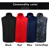 17PCS Heated Jacket Fashion Men Women Coat Intelligent USB Electric
