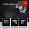 17PCS Heated Jacket Fashion Men Women Coat Intelligent USB Electric