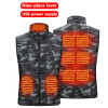 17PCS Heated Jacket Fashion Men Women Coat Intelligent USB Electric