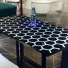 Modern touch-sensitive luminescent table Bar Entertainment Music Restaurant Luminescent river table with commercial end table