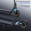 JUICEASE 1000W Scooter Electric 45KM Max Range AOVOPRO APP Smart Electric Kick Scooter 14.5AH 10 Inch Anti-puncture Tire Scooter