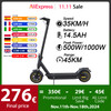 JUICEASE 1000W Scooter Electric 45KM Max Range AOVOPRO APP Smart Electric Kick Scooter 14.5AH 10 Inch Anti-puncture Tire Scooter