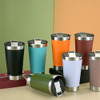 20oz Bottle Opener Thermal Cup with Lid and Opener Beer Mug 304 Stainless Steel Vacuum Flask Car Mug Portable Thermos Bottle