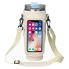 Water Bottle Carrier Bag wi Phone Pocket for Stanley 40oz Tumbler Water Bottle Holder wi Strap Adjustable Water Bottle Sling Bag