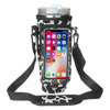 Water Bottle Carrier Bag wi Phone Pocket for Stanley 40oz Tumbler Water Bottle Holder wi Strap Adjustable Water Bottle Sling Bag