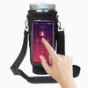 Water Bottle Carrier Bag wi Phone Pocket for Stanley 40oz Tumbler Water Bottle Holder wi Strap Adjustable Water Bottle Sling Bag