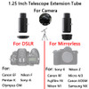 StarDikor 1.25 Inch Extension Tube Adapter Astronomical Telescope